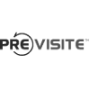 Logo PREVISITE indiquant la compatibilité du logiciel DISIGN IMMO pour la diffusion de visites virtuelles sur des écrans en agences immobilières