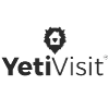 Logo YETIVISIT indiquant la compatibilité de l'application de borne tactile DISIGN IMMO pour agences immobilières
